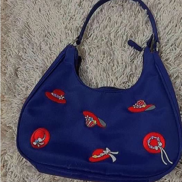 Hat printed handbag 💜 - Picture 1 of 1